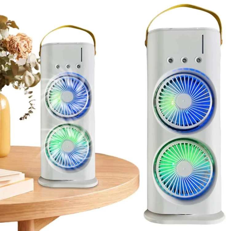 VENTILADOR CON HUMIFICADOR DOBLE